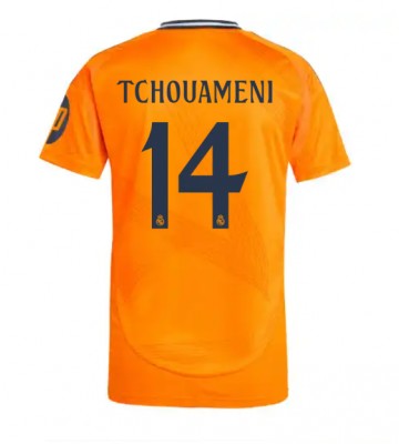 Real Madrid Aurelien Tchouameni #14 Replika Udebanetrøje 2024-25 Kortærmet